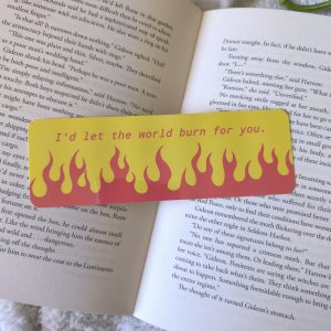 Burn the world | Marque-page