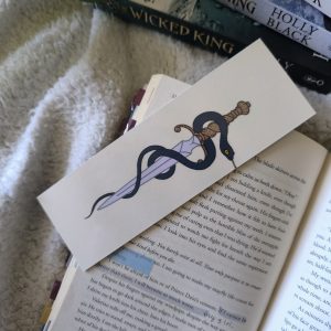 Dague et serpent | Marque-page