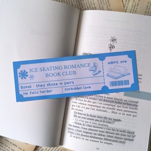 Ice skating romance | Marque-page