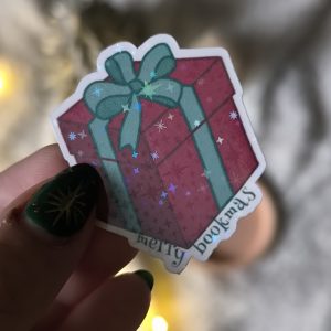 Merry Bookmas | Sticker